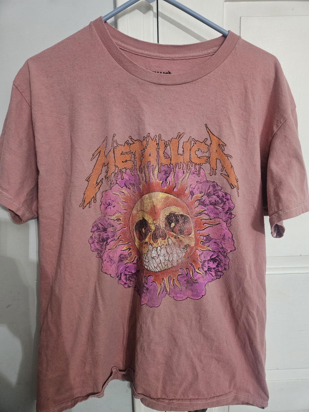 Metallica Fire Sun M/L Men's Tee Shirt
